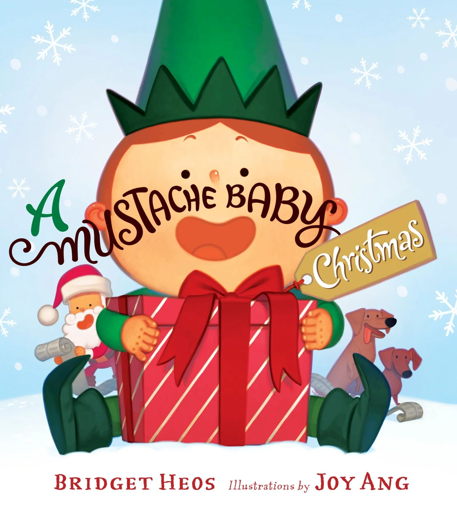 A Mustache Baby Christmas Board Book - Image 2