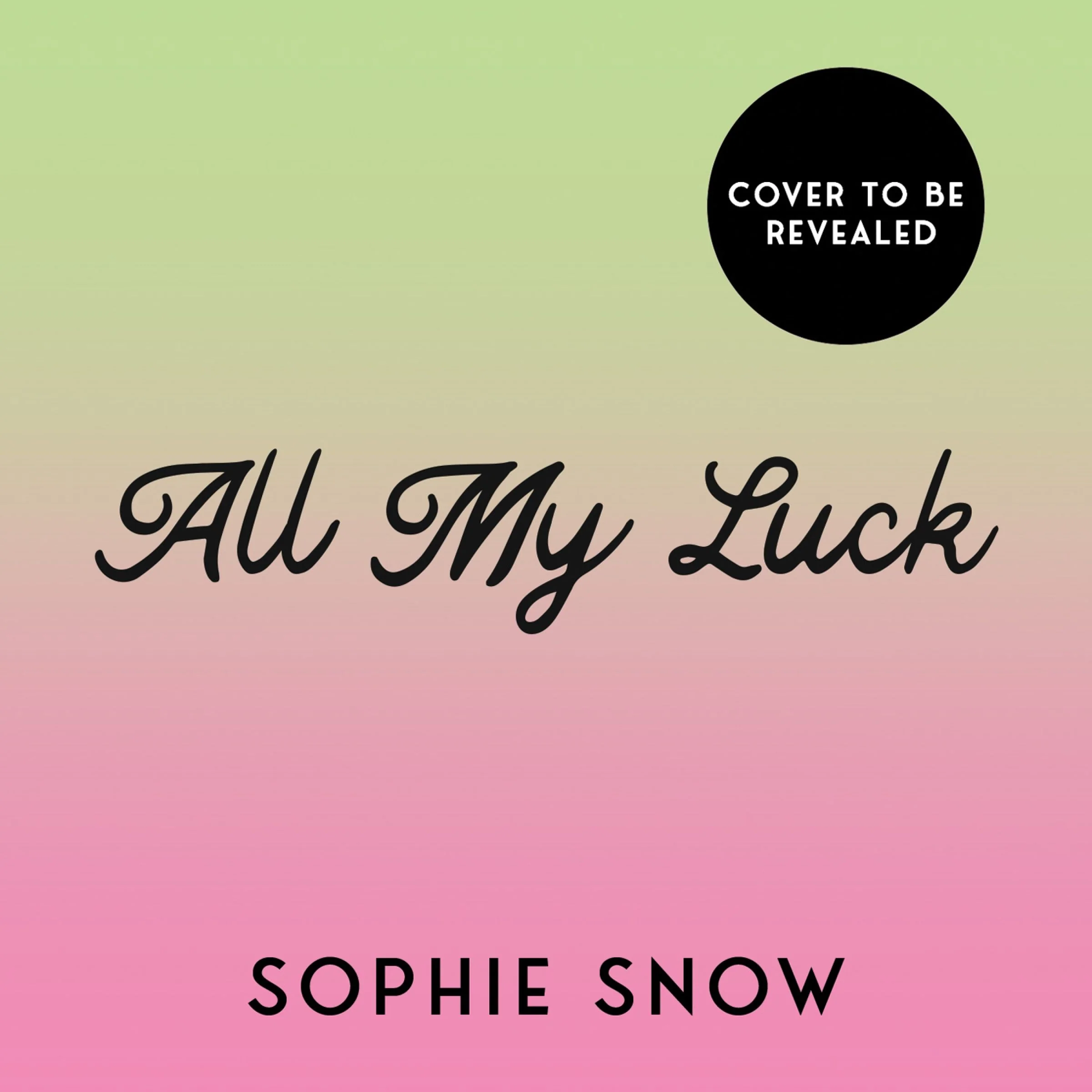 All My Luck (Clover Pines, Book 3)