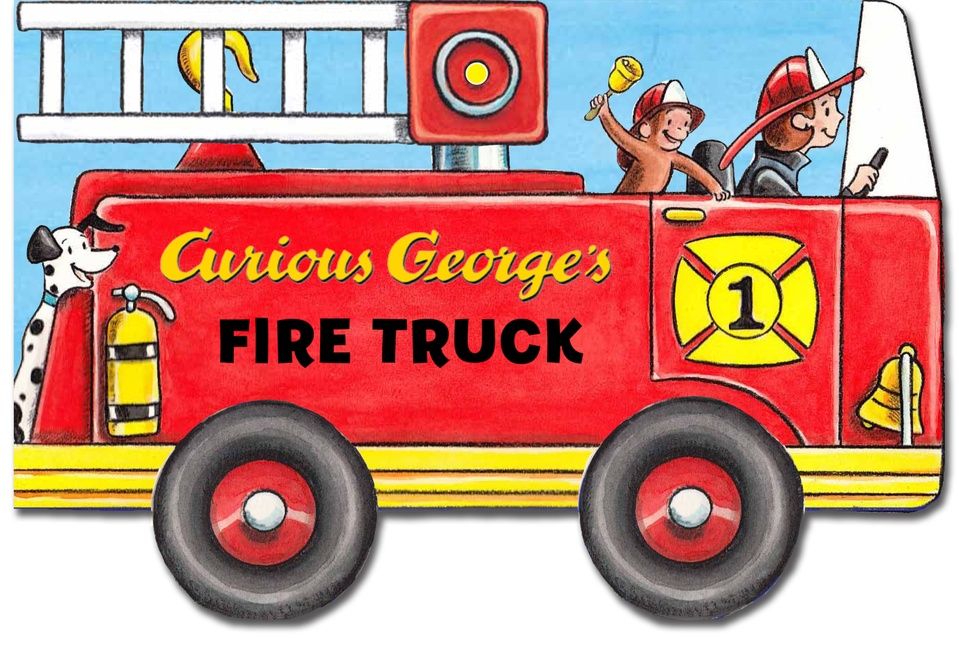Curious George's Fire Truck (Mini Movers Shaped s) - Image 2