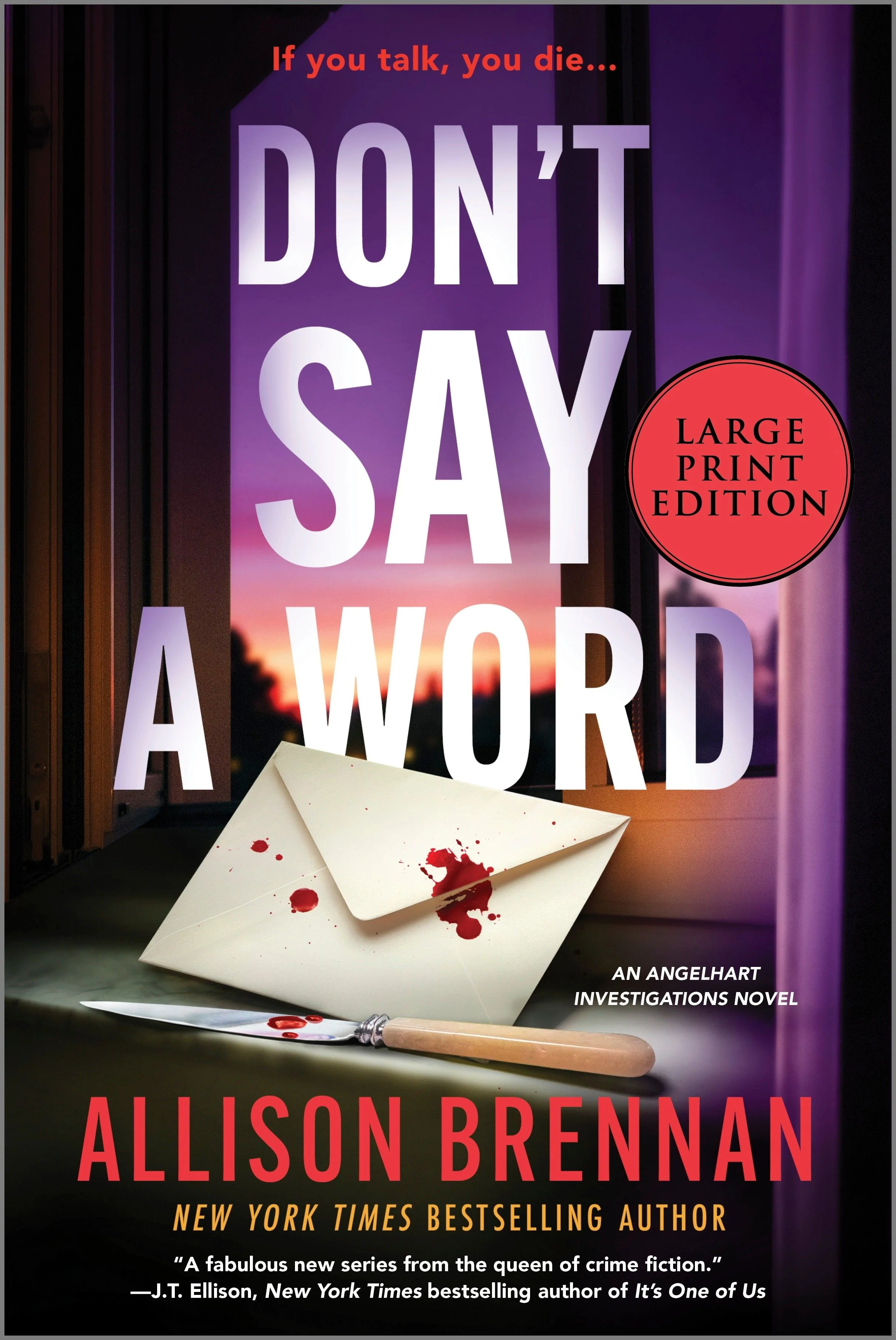Don't Say a Word (Large Print Edition)
