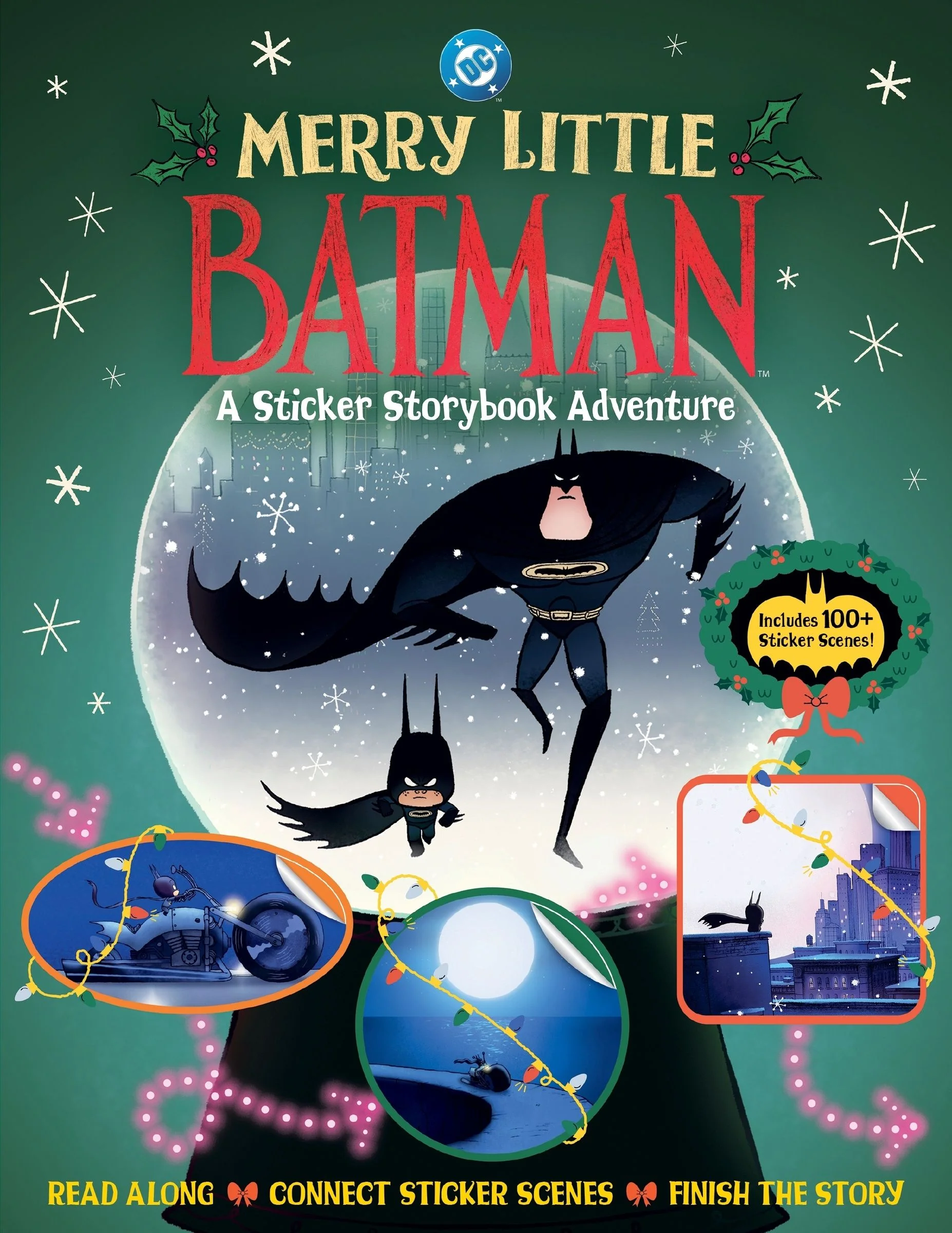 Merry Little Batman: A Sticker Storybook Adventure - Image 2