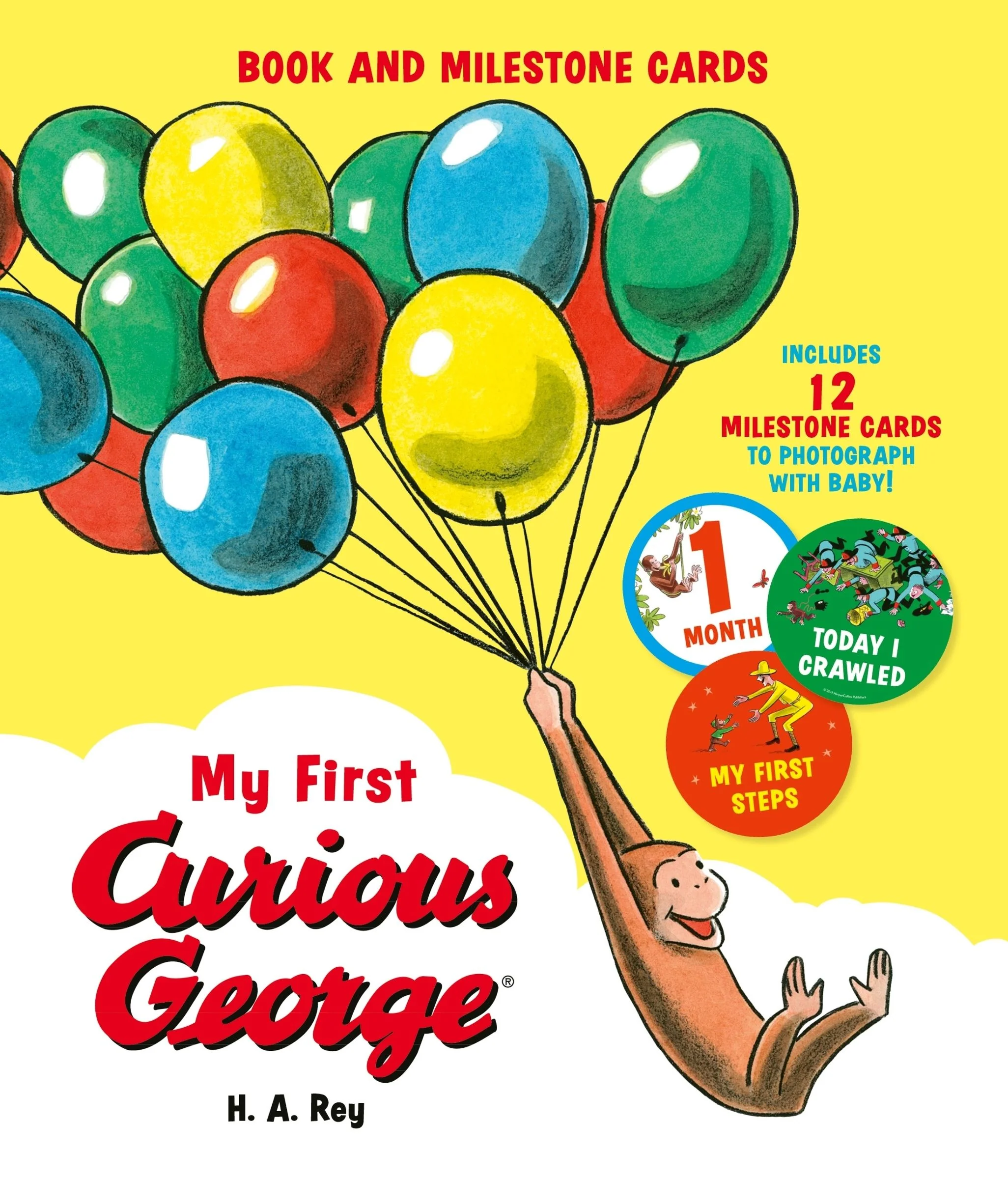 My First Curious George (Book and Milestone Cards) - Image 2