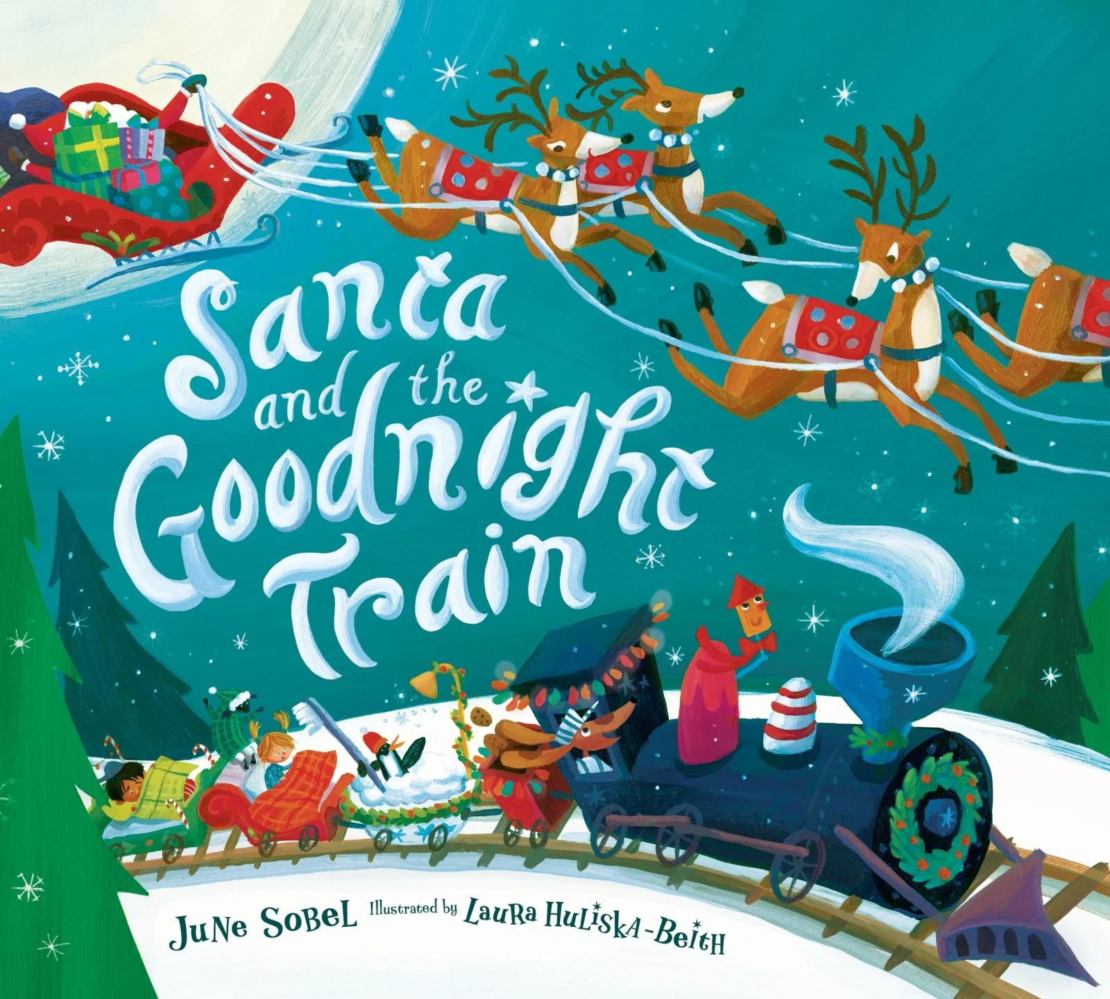 Santa and the Goodnight Train Board Book - Image 2