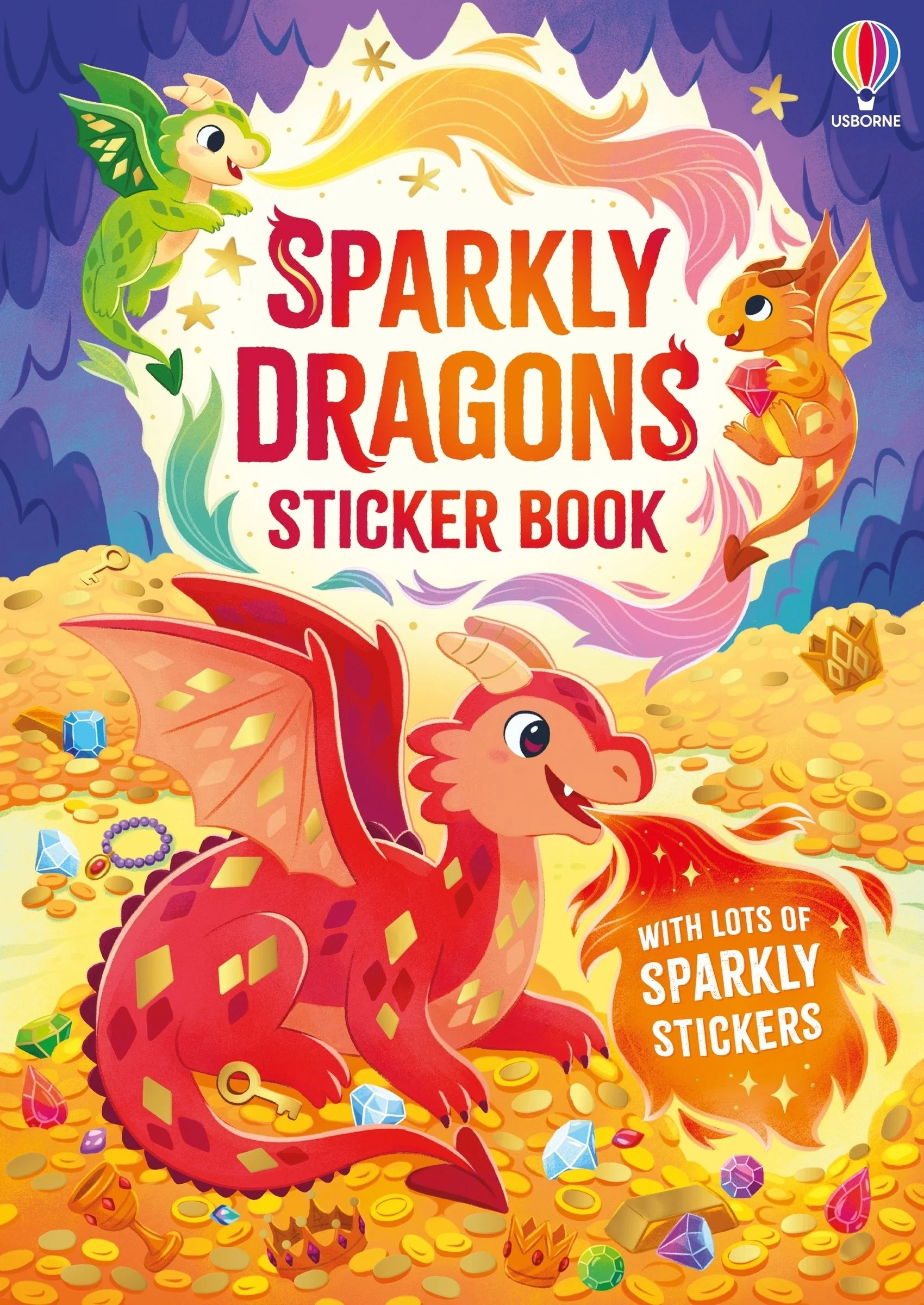 Sparkly Dragons Sticker Book - Image 2