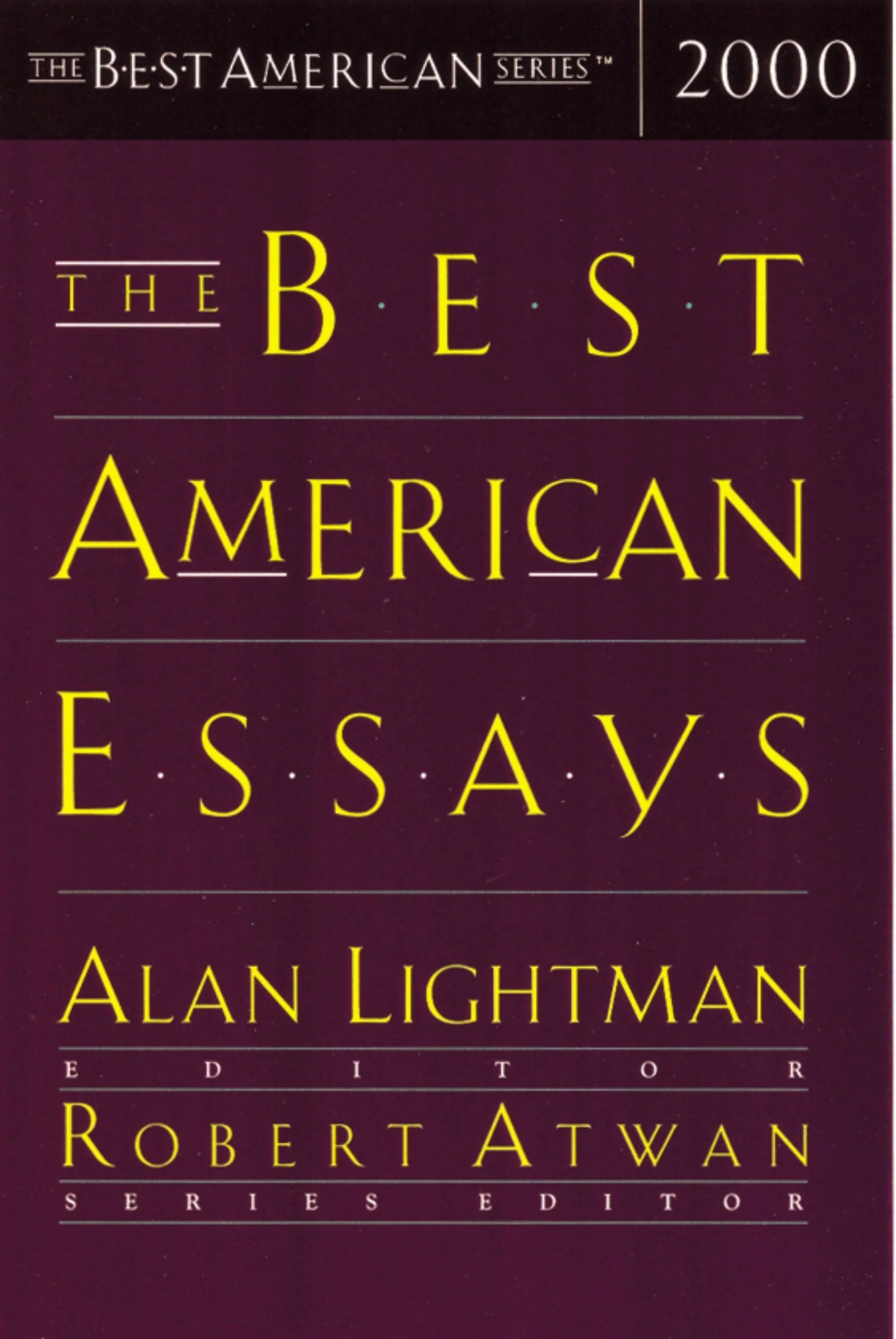 The Best American Essays 2000