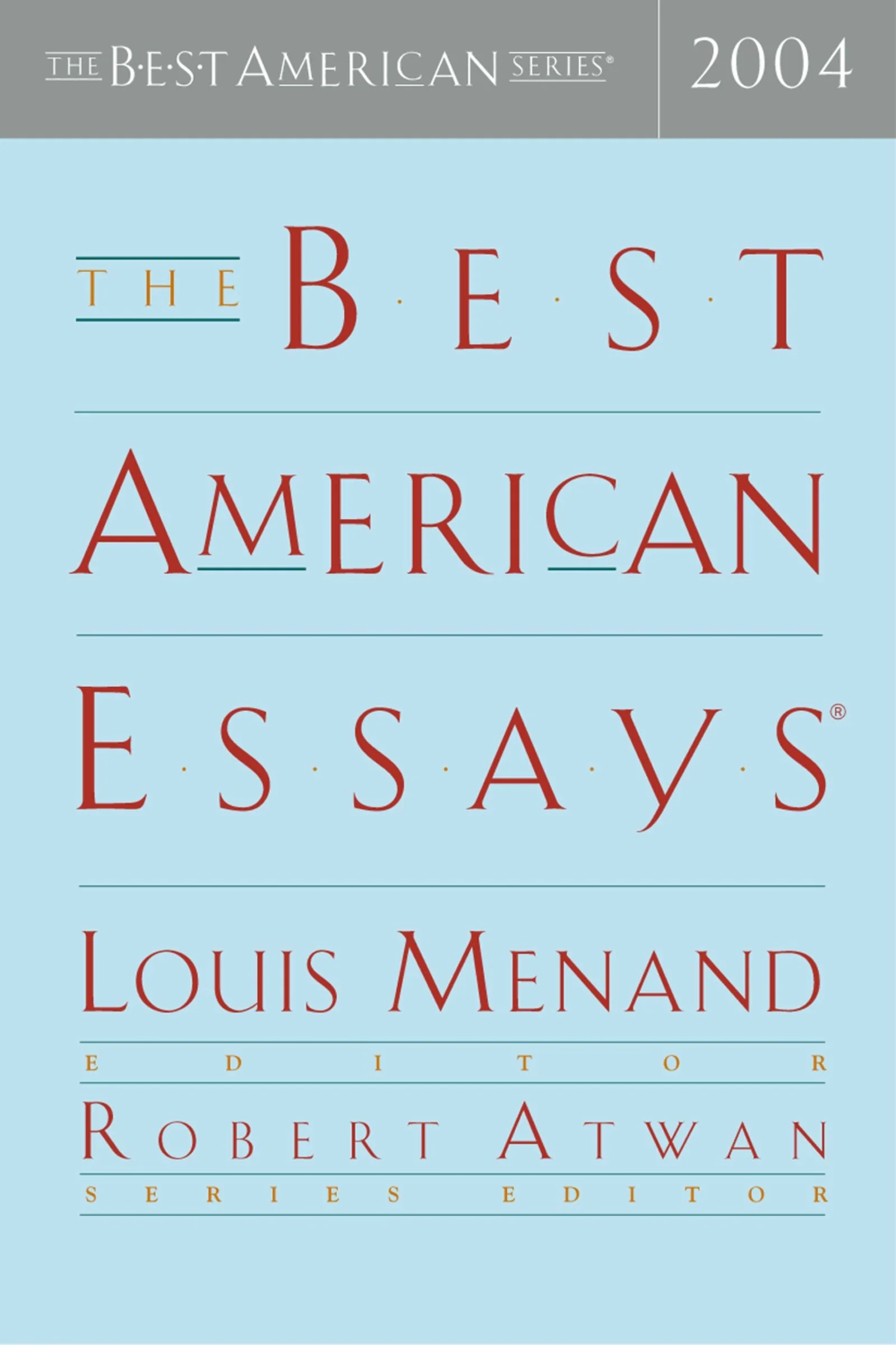 The Best American Essays 2004