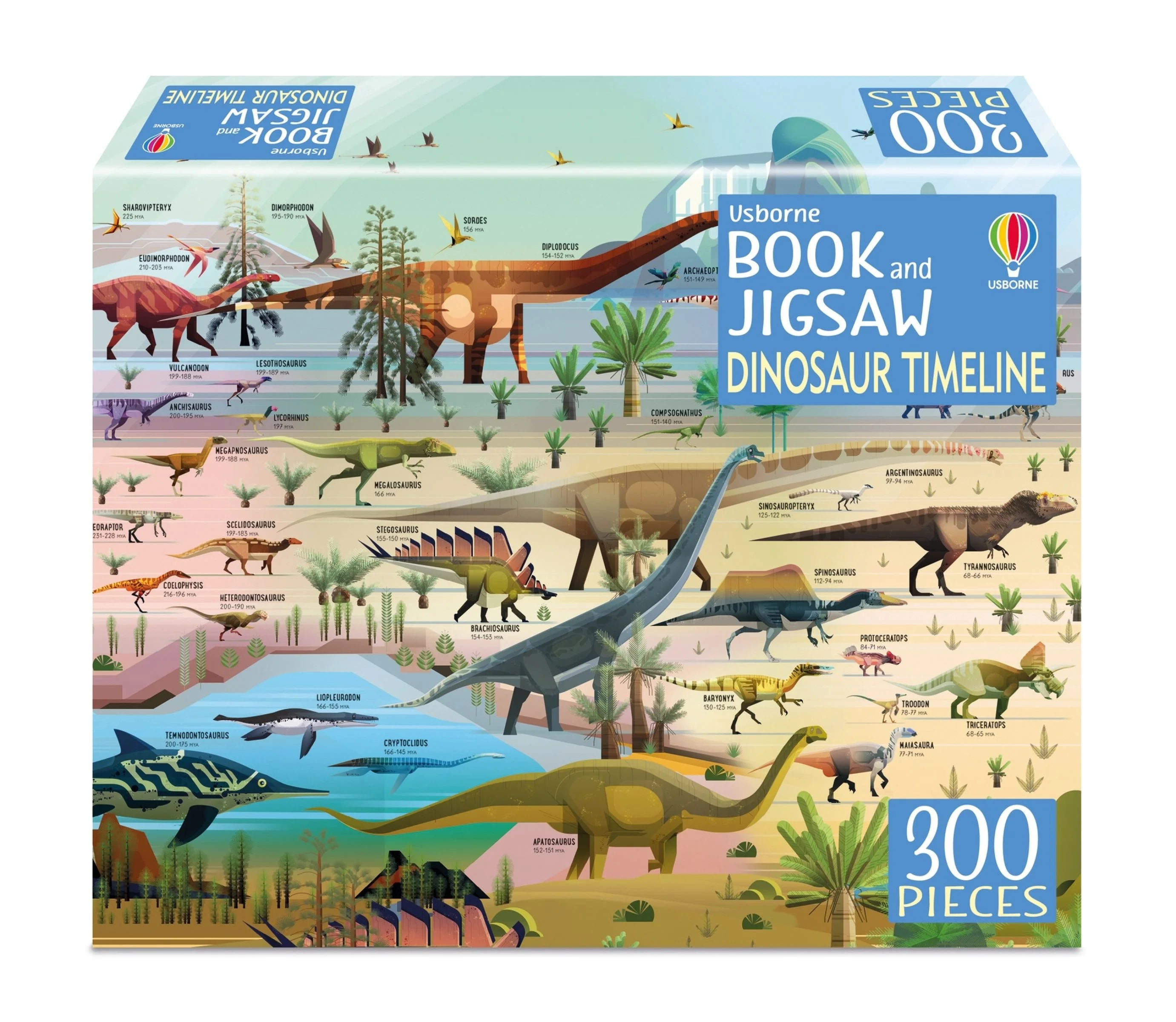 Usborne Book and Jigsaw Dinosaur Timeline - Image 2