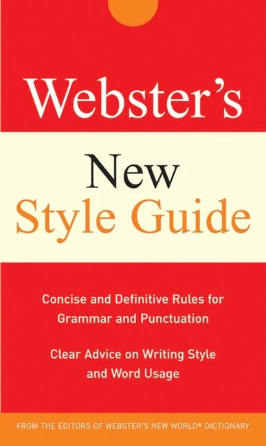 Webster's New Style Guide