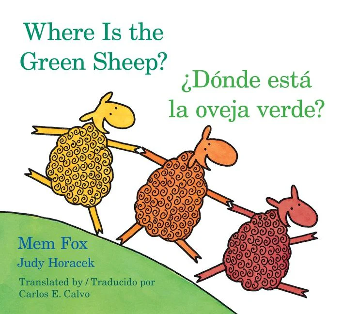 Where Is the Green Sheep?/Donde esta la oveja verde? Board Book - Image 2